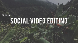 Social video editing
